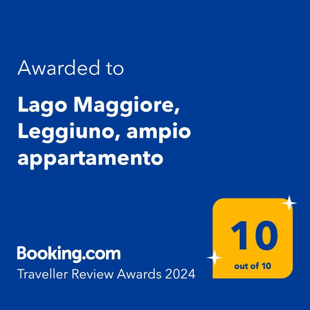 Lago Maggiore, Leggiuno, Ampio Appartamento Экстерьер фото
